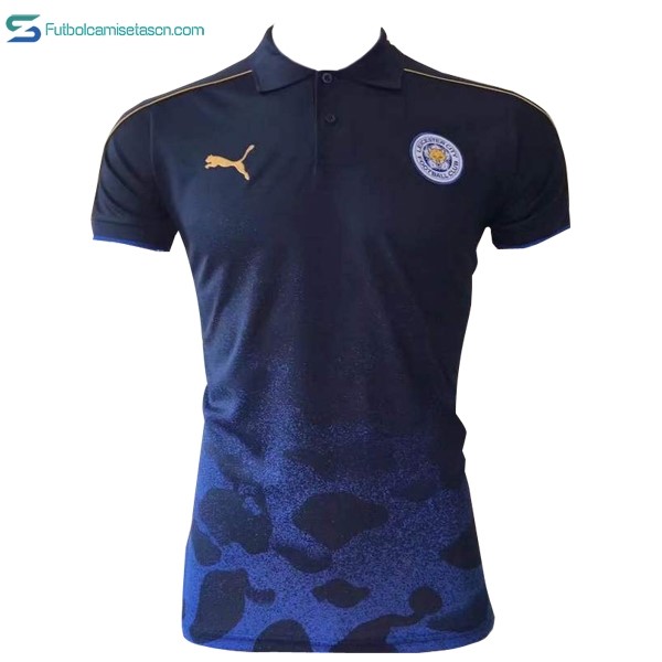 Polo Leicester City 2017/18 Azul